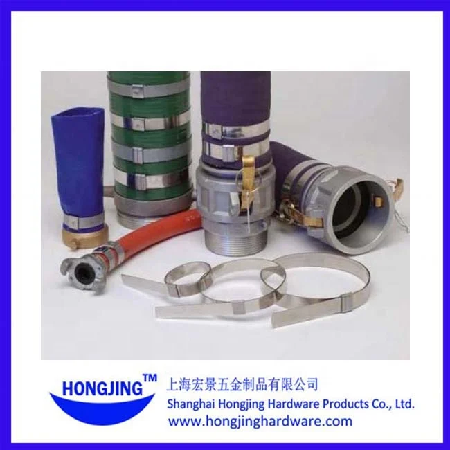 J-Smooth Clamps Hongjing High Polished Heavy Duty Stainless Steel 201 Center Punch Clamp Band Clamp