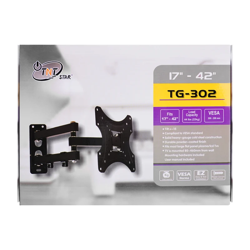 Tntstar TG-302 вращающийся VESA ТВ настенный