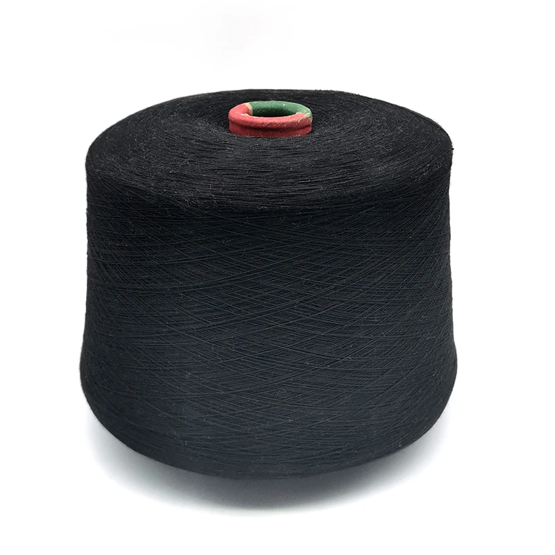 organic cotton yarn manufacturers TR Black Single Core