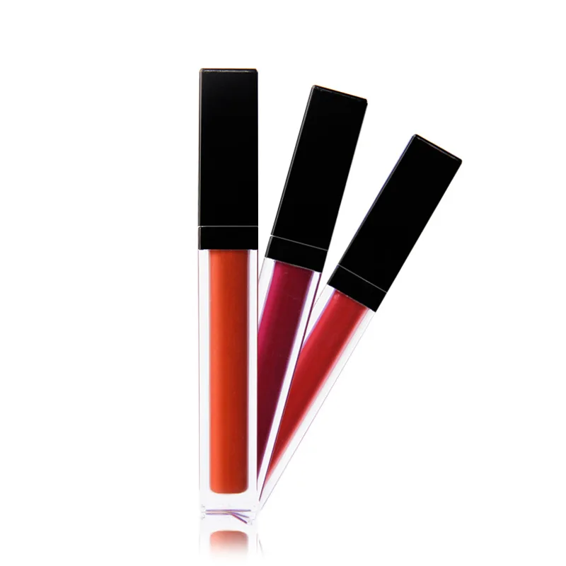 36 Colors Lip Gloss Your Logo Makeup Delicate Long Tube Liquid Matte Lipstick For Elegant Lady