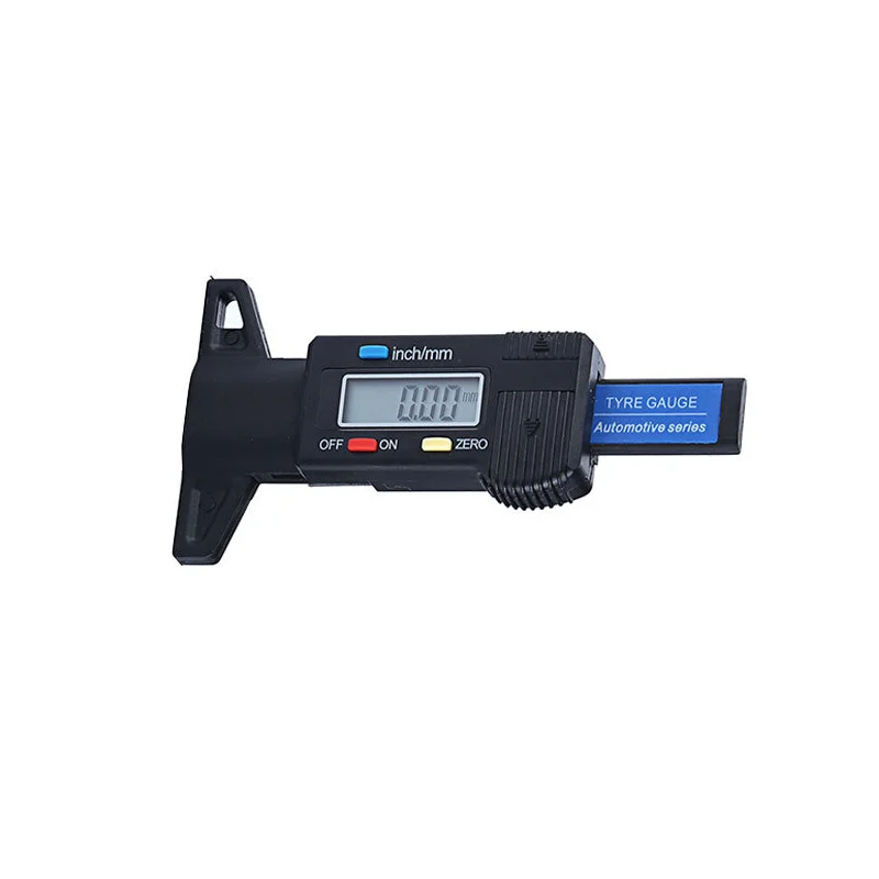 Digital Car Tyre Tire Tread Depth Gauge Meter Measurer Tool Caliper Thickness Gauges Tread Brake Pad Shoe Tire Monitoring System