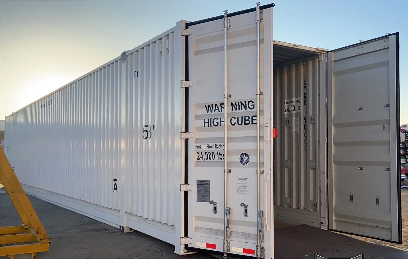 Brand new 53ft Trailer and Train use 53 foot Corten Steel Dry Cargo Shipping Container