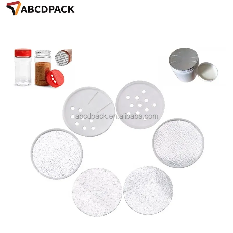Heat Sealing Induction Aluminium Foil Peel Off Seals Lids Sealing Liner For Glass PET Plastic Bottle