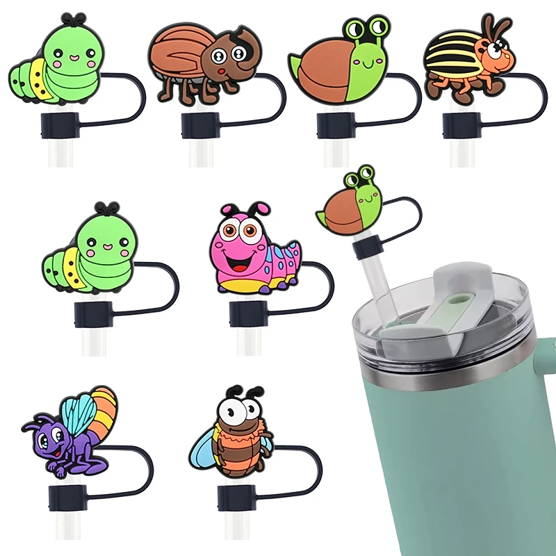 Новый дизайн многоразовые соломенные Чехлы для насекомых аксессуары питья из ПВХ упакованные в мешки