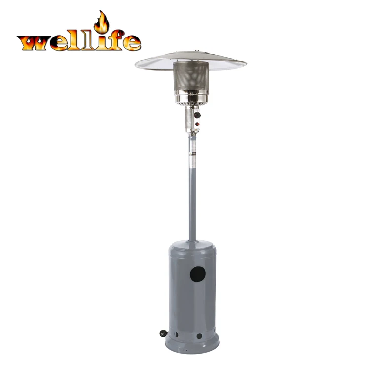 Standing propane gas patio heater for garden outdoor