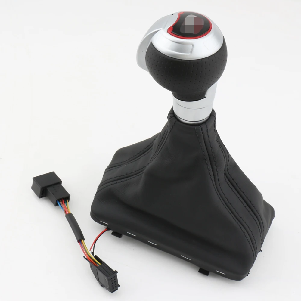 Hot Selling Auto Parts Retrofit Special Automatic with LED Light + Dust Cover Metal Shift Gear Head for Audi RS6 C7 2013-2018