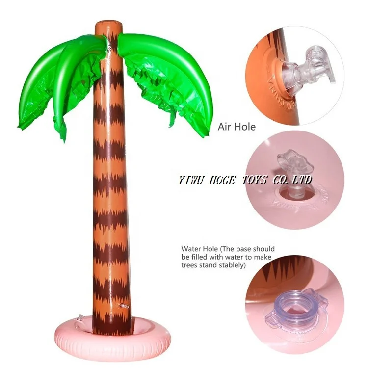Fashion new style pink palm tree inflatable for the party