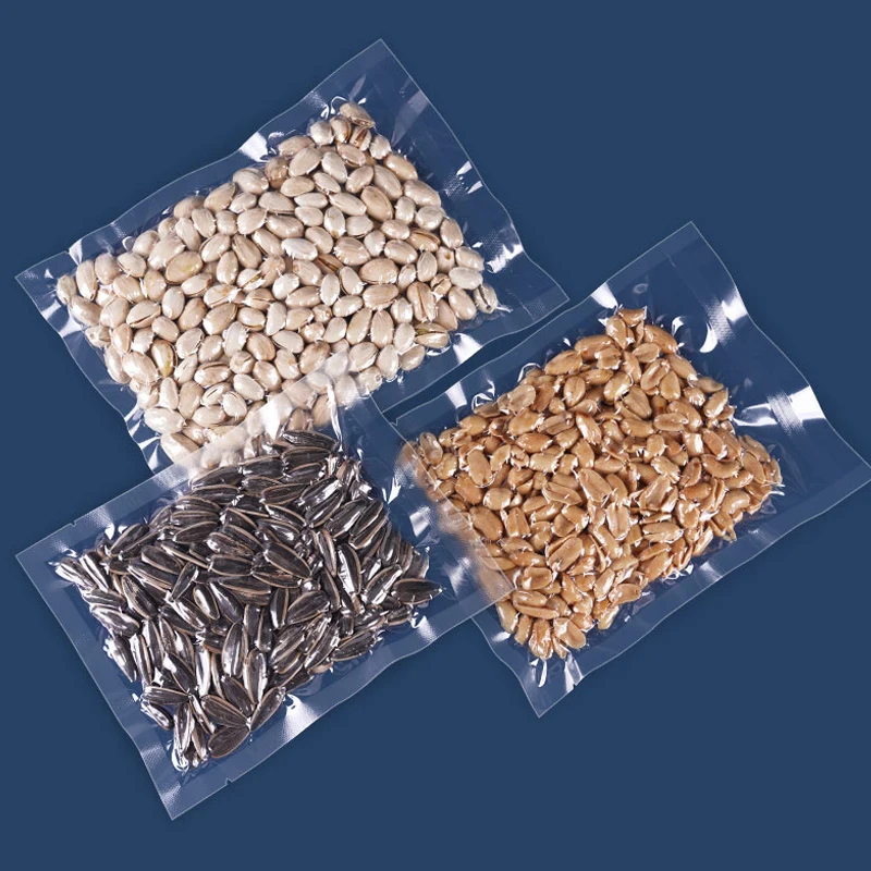 Vacuum Food Bag Vacuum Seal Plastic Food Grade Freshness Preservative Embossed Nylon PE Heat Seal Snack Machines Customized OEM