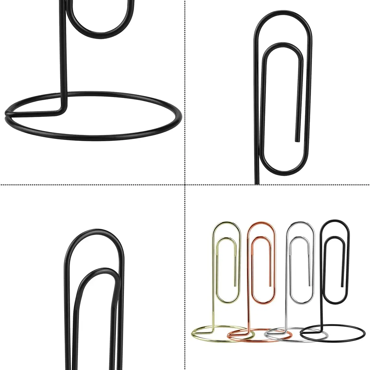 Desktop Memo stand Holder Table Number Holders Picture Holder Office Accessory to Hold Bills Letters Reminders,card and Note