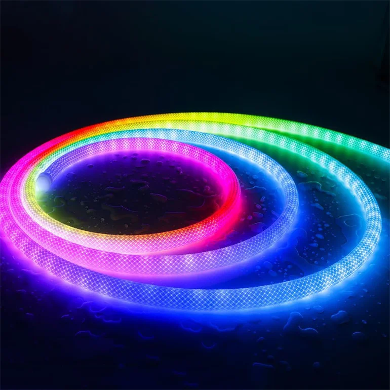 360 Degree Rgb Usb Led Neon Flex Rope Light Manufacturer Flexible Round Led Neon Light