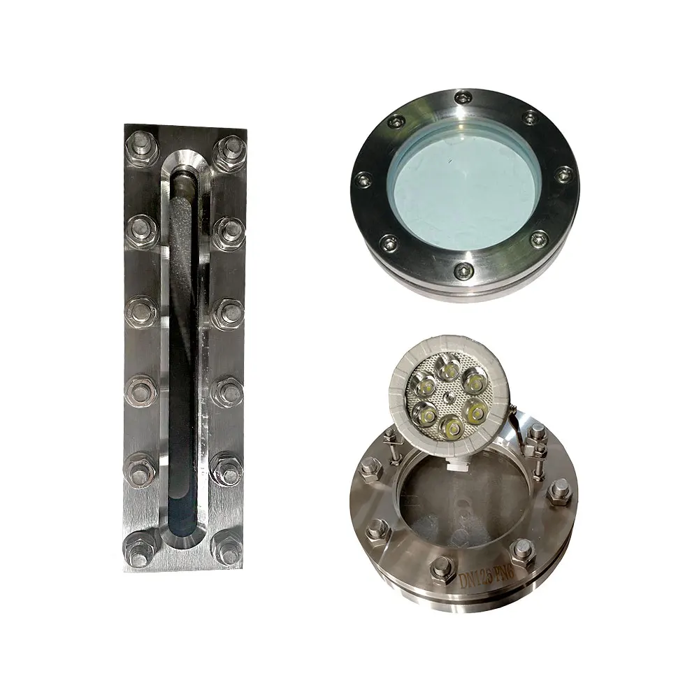 circular container sight glass/Food Grade Stainless Steel Pressure Container Tank Viewing Sight Glass