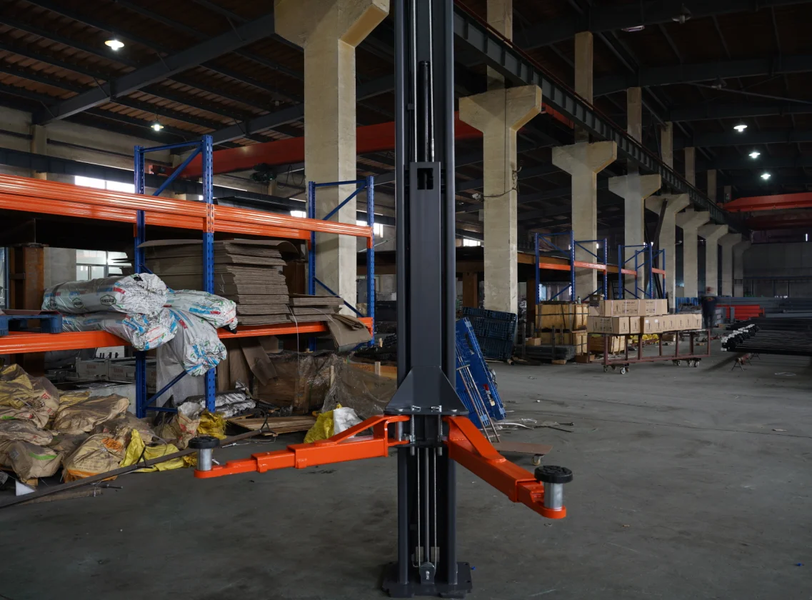 workshop equipment two post car hoist electric car lift 4.5 tons vehicle elevator