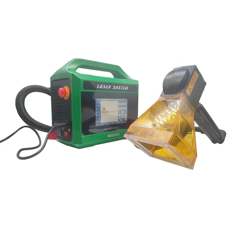 MAX JPT portable small size fiber laser marking machine handhold type fiber laser printer for metal engraving