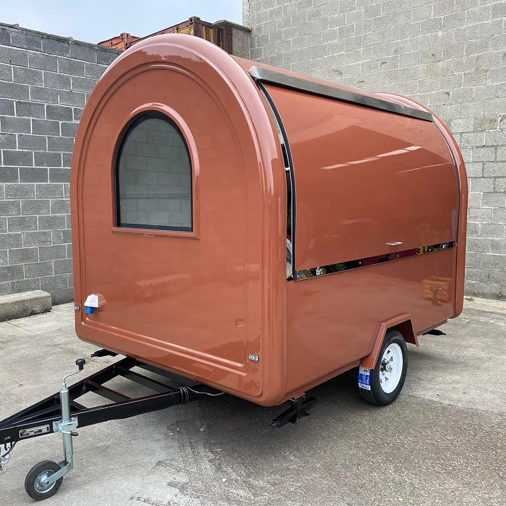 Remorque Food Truck открытый мобильный соковый бар киоск обеденный грузовик уличный продовольственный прицеп BBQ концессионный