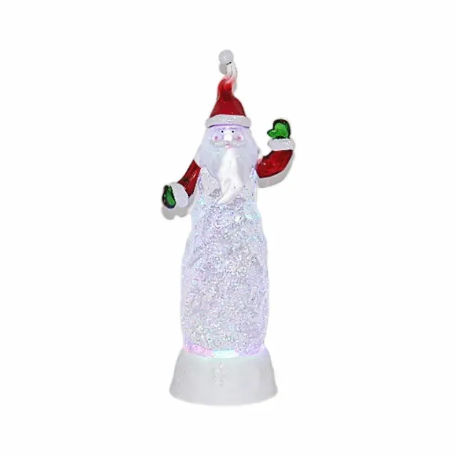 Wholesale Indoor Christmas Battery Acrylic Snowman Lantern with USB & Music Festive Party Decorations