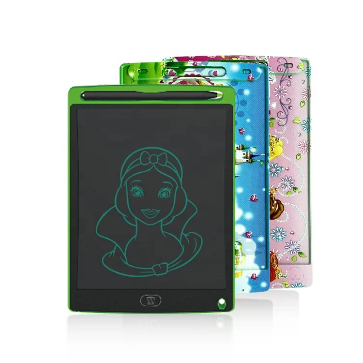 8.5 inch single color one key erase kids LCD writing pad drawing tablet with lock button