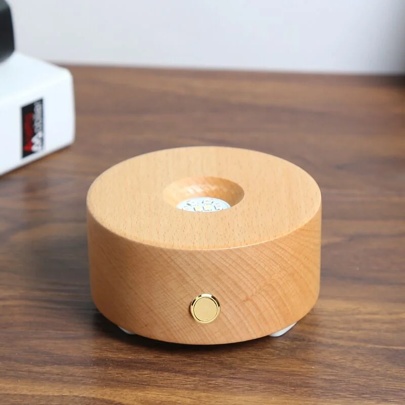 Gleam Hand Cranked Rotating 3D K9 Crystal Ball crystal sphere ball Music Box For Birthday Souvenirs Gift