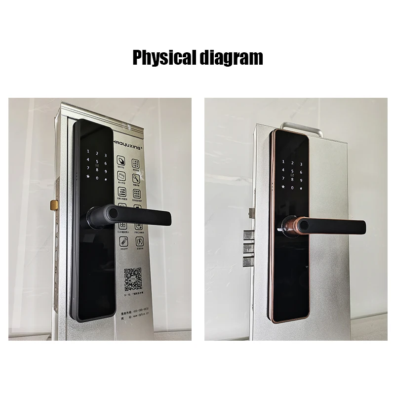 Aluminum alloy Security Smart Life Locks For Door Security CE Certified WiFi APP Access fingerprint password smart lock