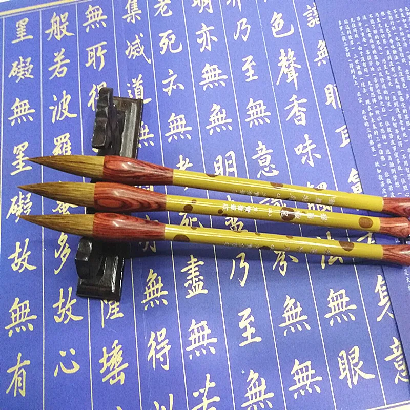 Calligraphy brushes, wolf hair and bear hair, various specifications of calligraphy and painting brushes, Chinese painting