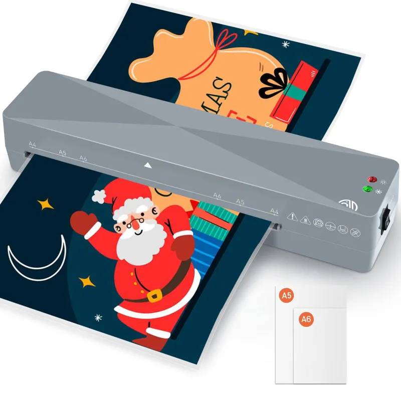 Wholesale Price Portable ABS Manual Release Lever Hot Cold Laminating A4 Pouch  Laminator Machine