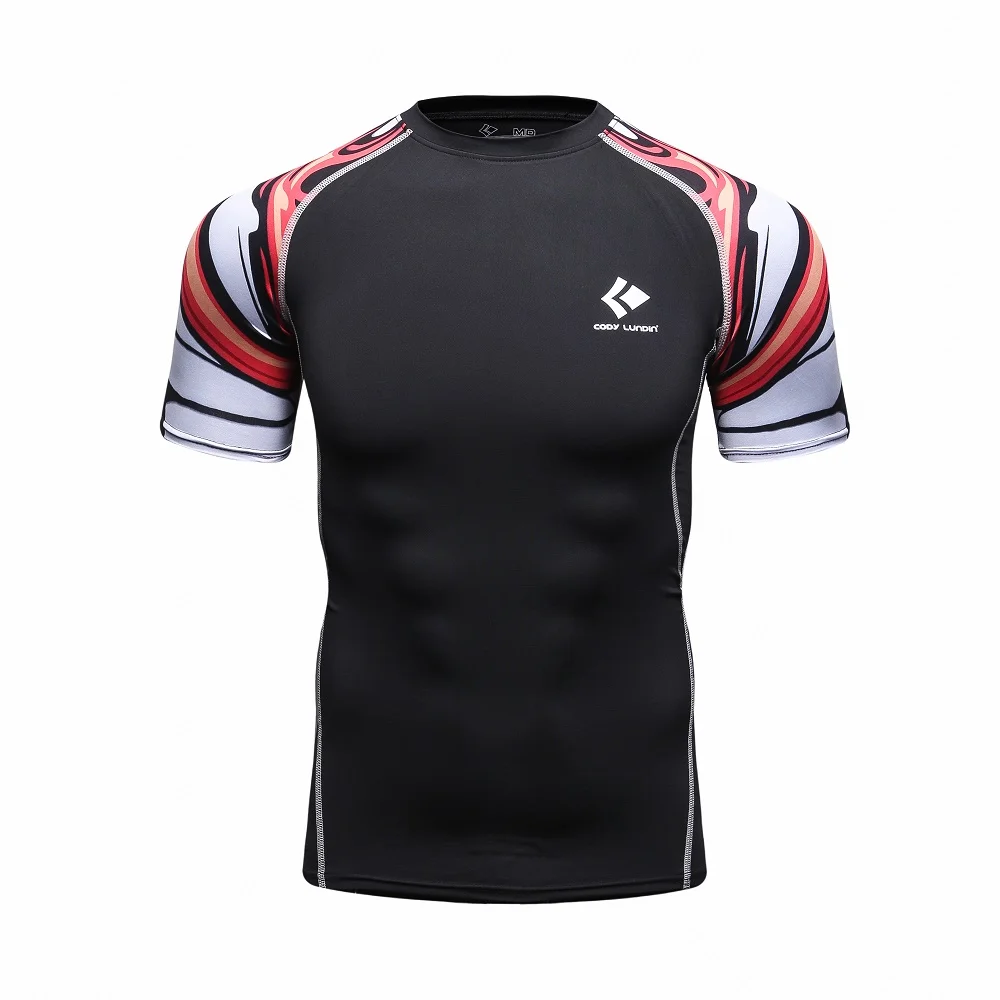 Cody Lundin Custom Men UPF 50+ Swimming Surfing Rash Guard Compression Gym Fitness Sportswear Cool Dry jiu jitsu Bjj Rashguard