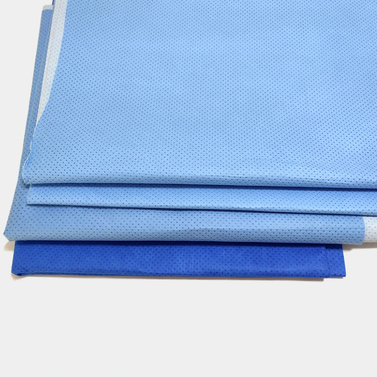 Factory SF SFS waterproof pp non woven pe breathable polyethylene film laminated microporous