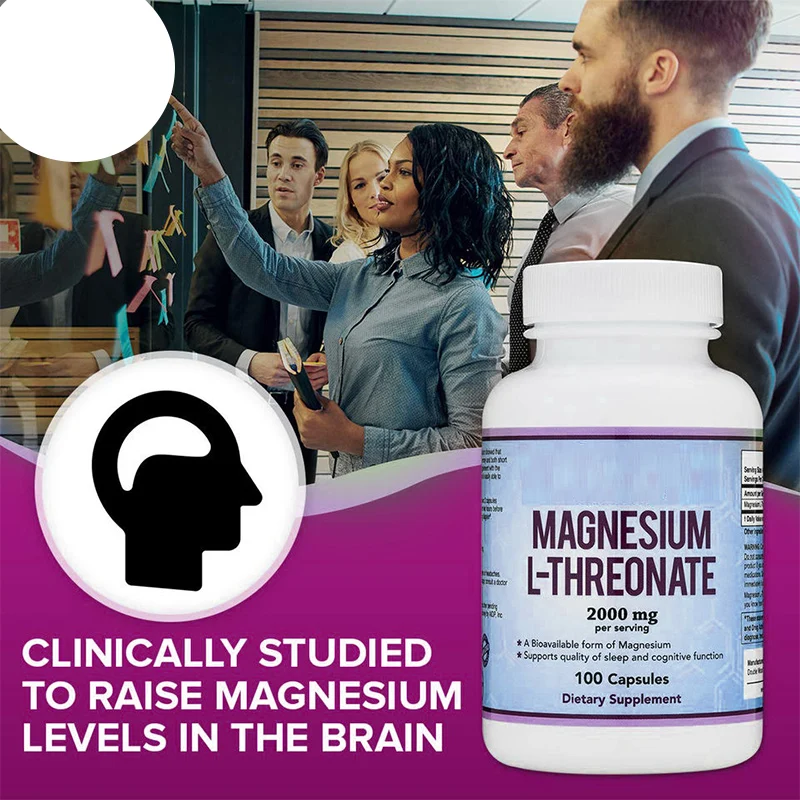 Triple Magnesium Complex Capsules Magnesium Glycinate Malate & Citrate Muscle Relaxation Magnesium Supplement