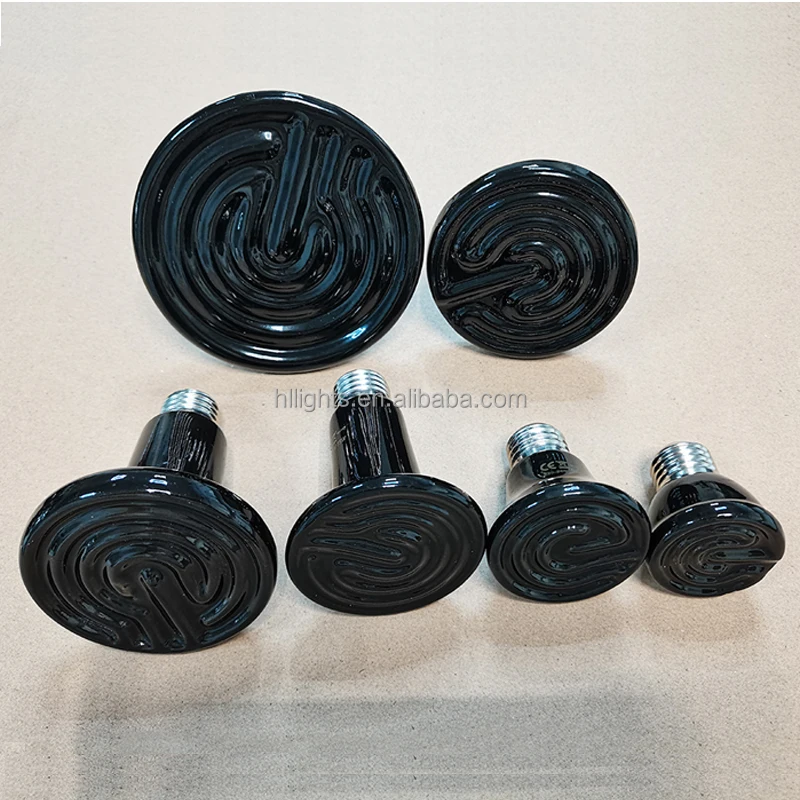 e27 ceramic heat bulb 250w heater heating element e26 halogen bulb for reptile chicks