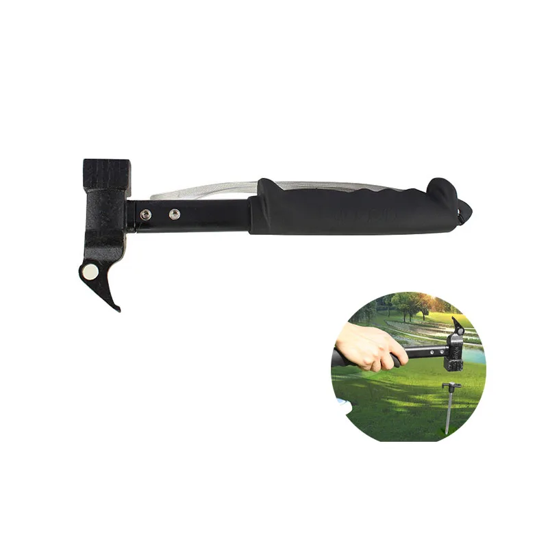 Outdoor High Carbon Steel Copper Hammer Camping Tent Canopy Floor Nail Hammer Household Multifunctional Wood Nail Puller
