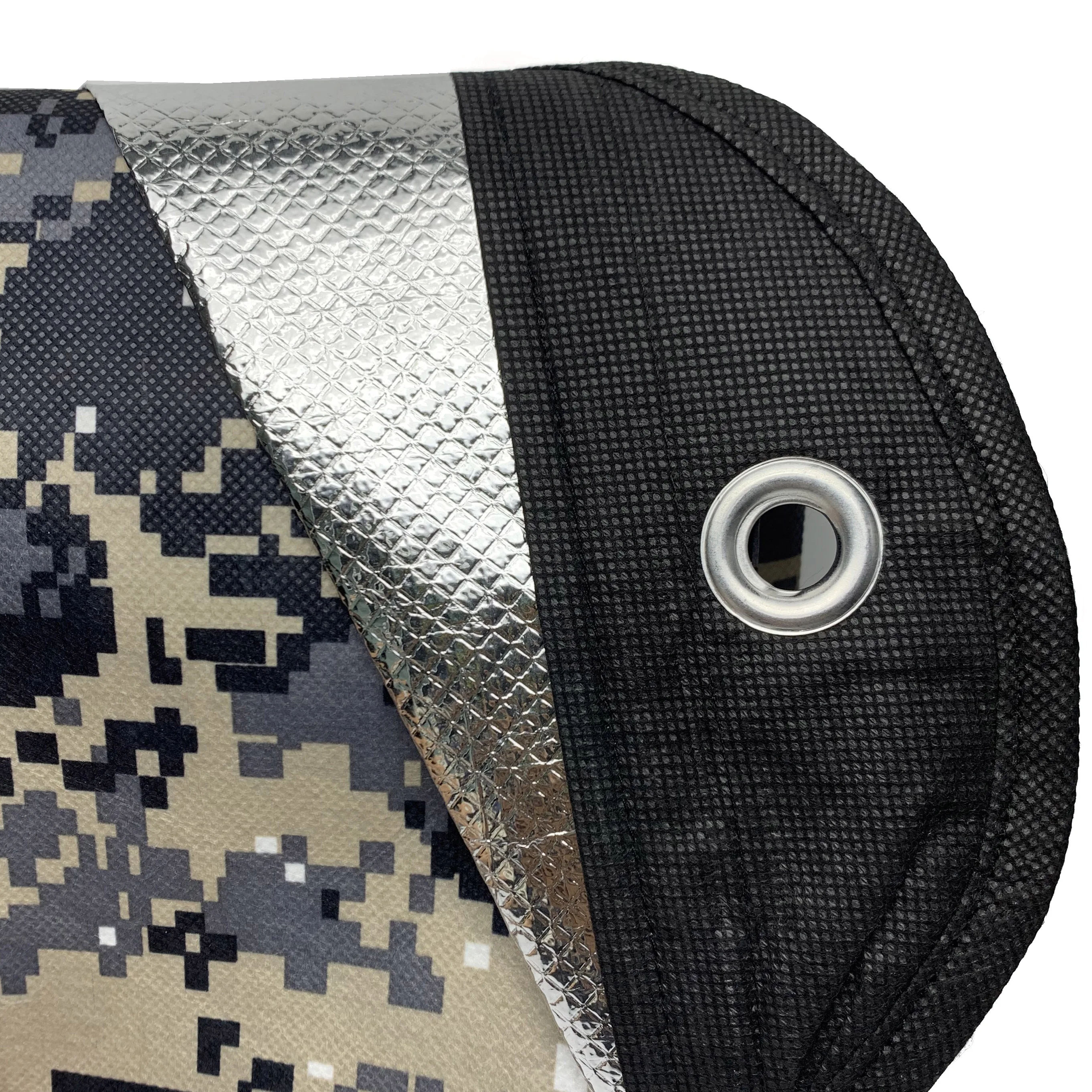 Custom packaging portable All Weather waterproof thick non woven blanket Fire Resistant Reusable Heavy Duty Survival Blanket