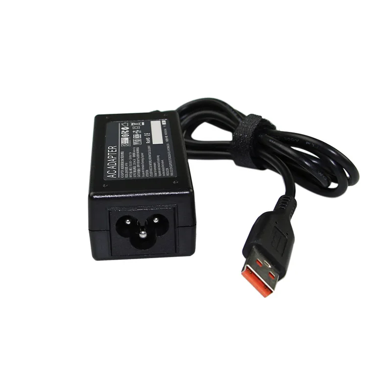 Зарядное устройство USB 40 Вт для ноутбука, блок питания для ноутбука IBM/Lenov Yoga 20 в 2 А