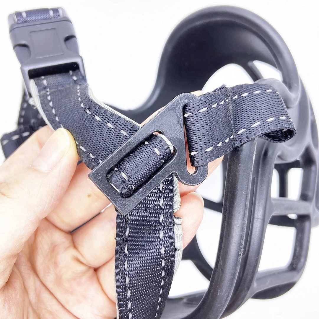 Hot sale Basket Adjustable Soft Rubber Dog face Muzzle Cage Muzzle Basket Muzzle Panting and Drinking