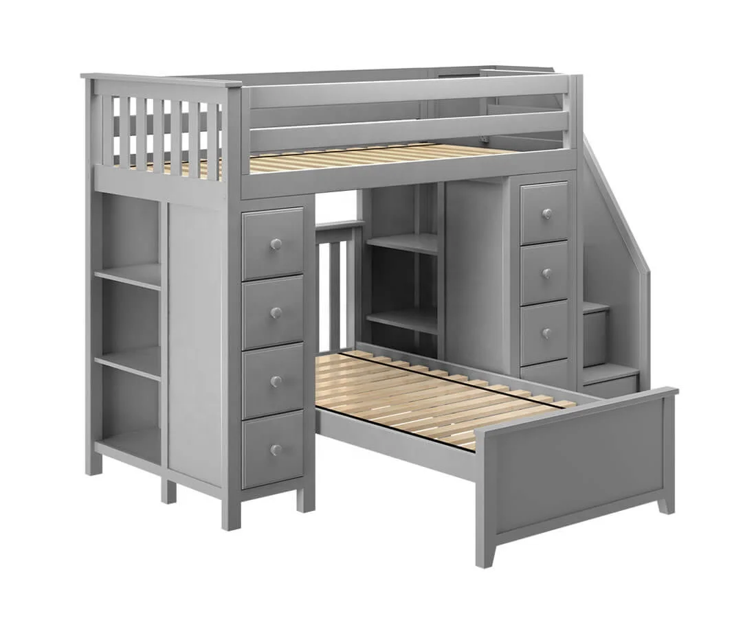 Promotion best selling cheap wooden kids bunk bed