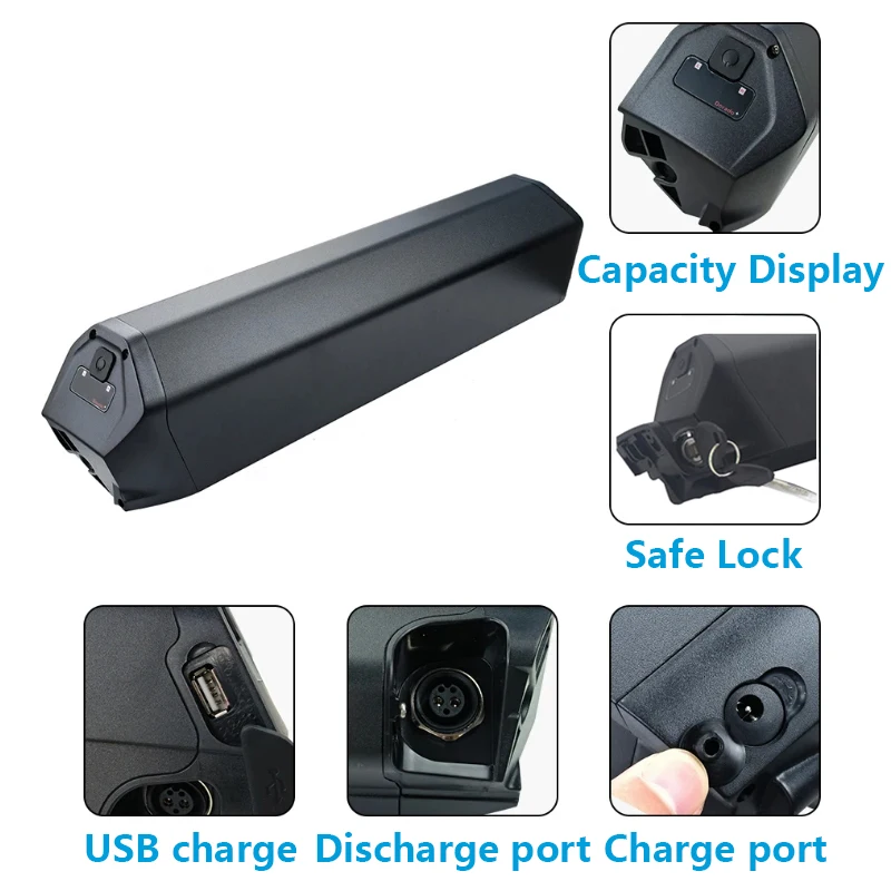 Customized Reention Dorado Plus Ebike Battery 36V 48V Lithium Ion Electric Bicycle Akku for 500w 750w 1000w Motor