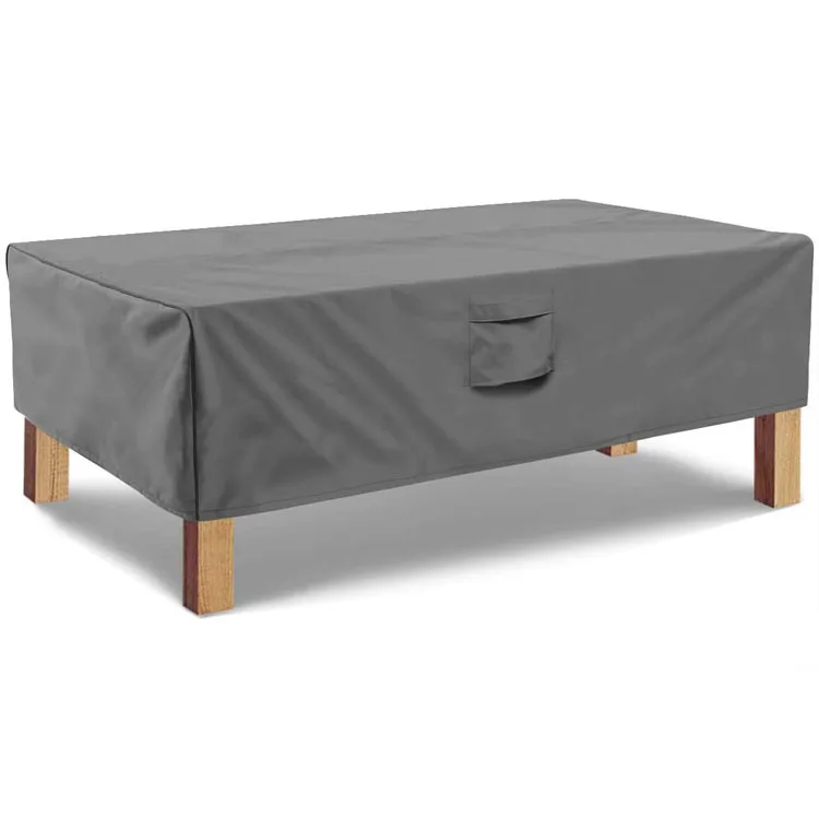 Durable Waterproof Outdoor Furniture Rectangular Coffee Patio Table