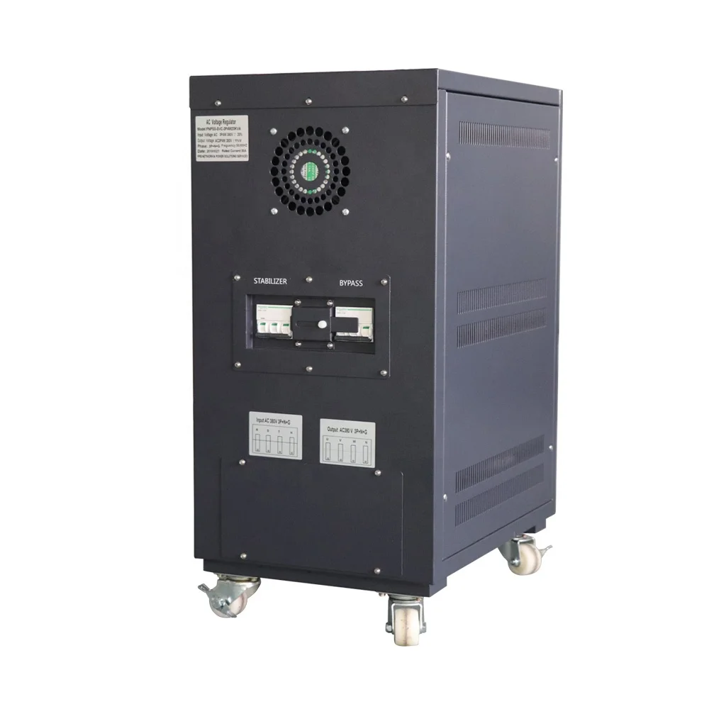 45 Kva 3 Phase Automatic Voltage Regulator stabilizer input 332V-498V Output 415V With  Smart LCD Display