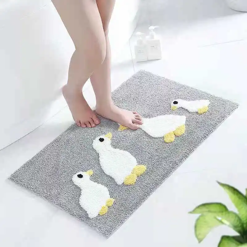 
Cartoon Pattern Delighted Bathmat Set Kids Children Adult Bathroom Rug Rapid Water Absorption Antiskid Bath Mats 