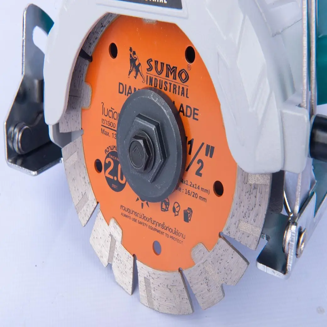 SUMO Dry Wet Tiles Cutter Machine 1600W 13000RPM Cutting Machine Adjust Angle Thick Marble Cutter