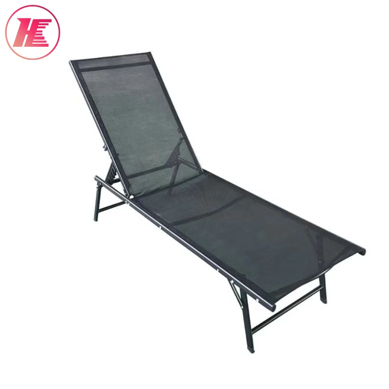 Outdoor Furniture Adjustable Relaxing Metal Folding Beach Sun Loungers recliner lawn camping low Chair