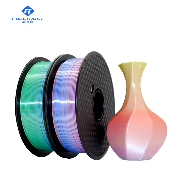 Экологически чистая нить 1,75 мм радужного цвета для 3D принтера, 3D Ручка