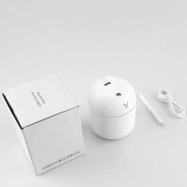 Big Large Capacity 250ml Ultrasonic Cool Mist USB Mini Air Humidifiers Wholesaler Mini Bedroom Home Humidifiers