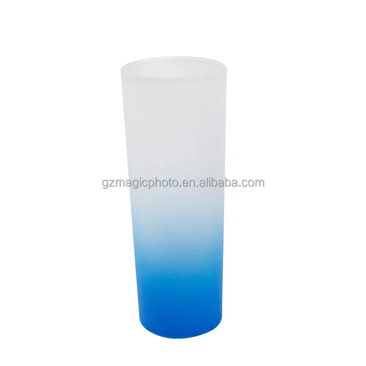 Personalized 3oz Shot Glass Sublimation Gradient Color Shot Glass