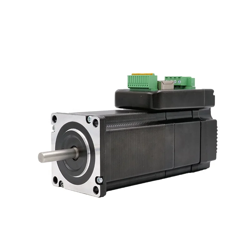 iHSS60-36-30-31-EC-SC Popular type EtherCAT 3Nm 2 phase 5A 36V Integrated Stepper Motor with brake and coder