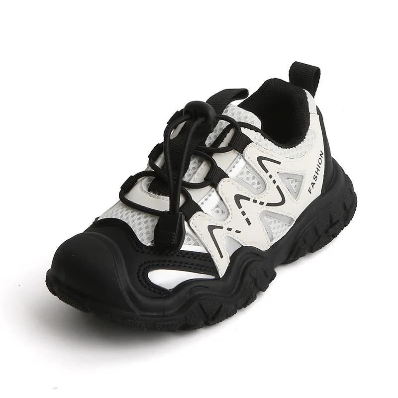 Spring and autumn children fashion comfortable breathable hiking shoes boys and girls simple light sports casual shoes