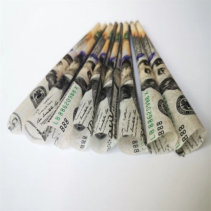 Colorful Custom Rolling Paper All Size Smoking Paper King Size Dollar Pre Rolled Cones