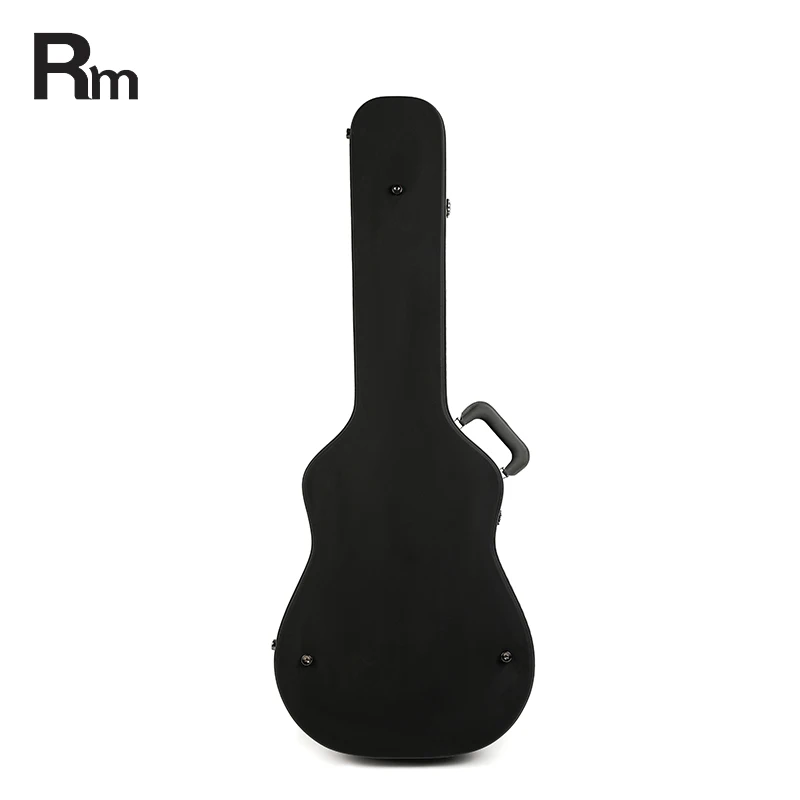 Midnight-D  Double Waterproof Shockproof Guitar Flight Case Hard Custom Guitar Soft Case Black Leather Acoustic Guitar Case
