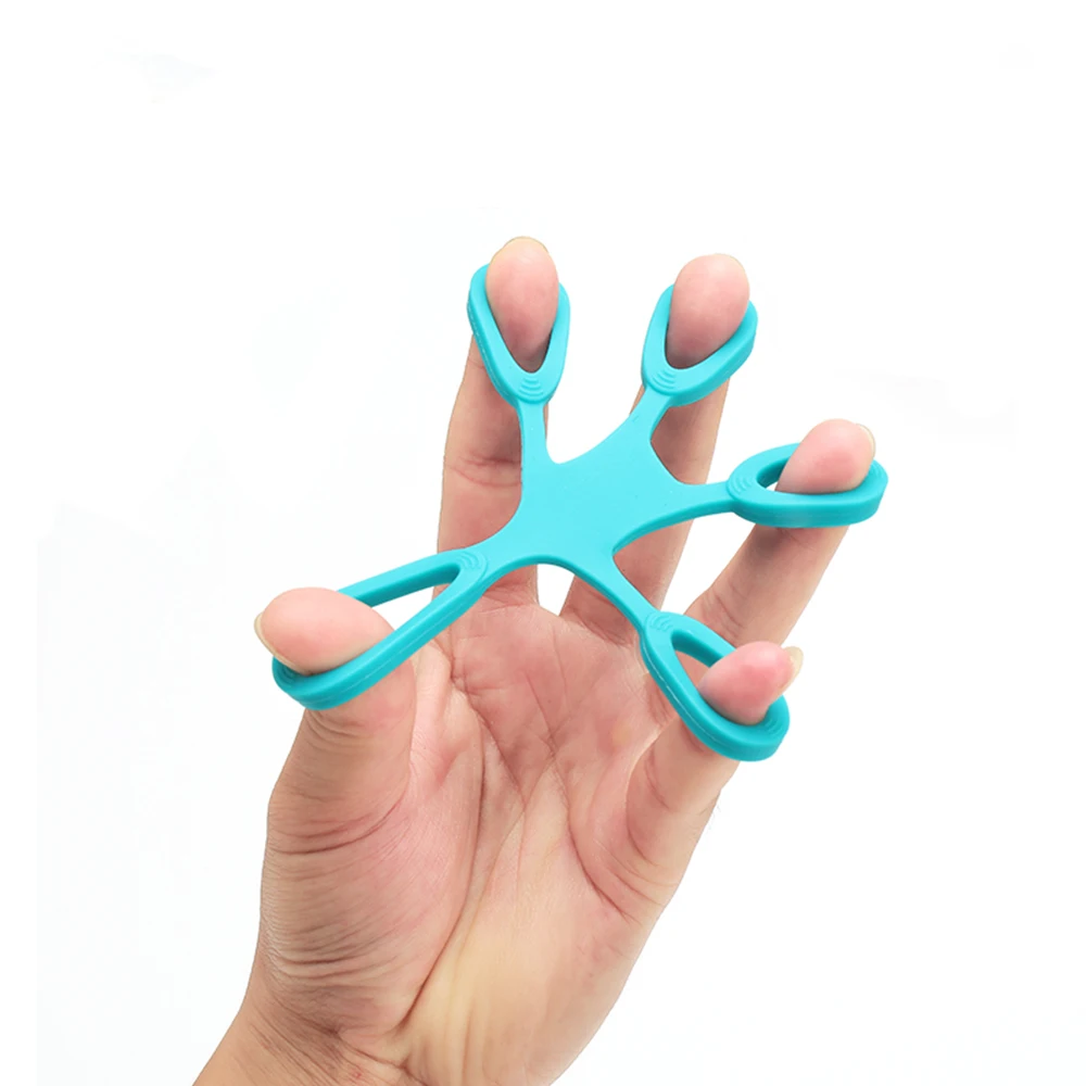 Dexterity Tools Fitness Hand Grip Exerciser  Forearm Exercise Stretcher Silicone Finger Ring