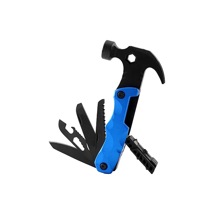 Special Design 14 in 1 Claw Hammer Multitool for Men Survival Hammer Cool Gadgets Camping Tools for Outdoor