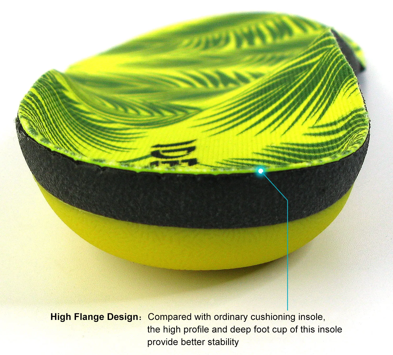 Ideastep Flat Feet Arch Support New Design Semi-rigid PP Shell heel cup Orthotic Insoles