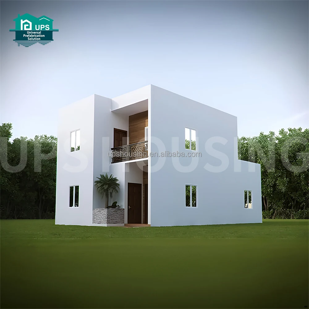 UPS low cost prefab houses modern luxury cement foam panel  home Villa Office